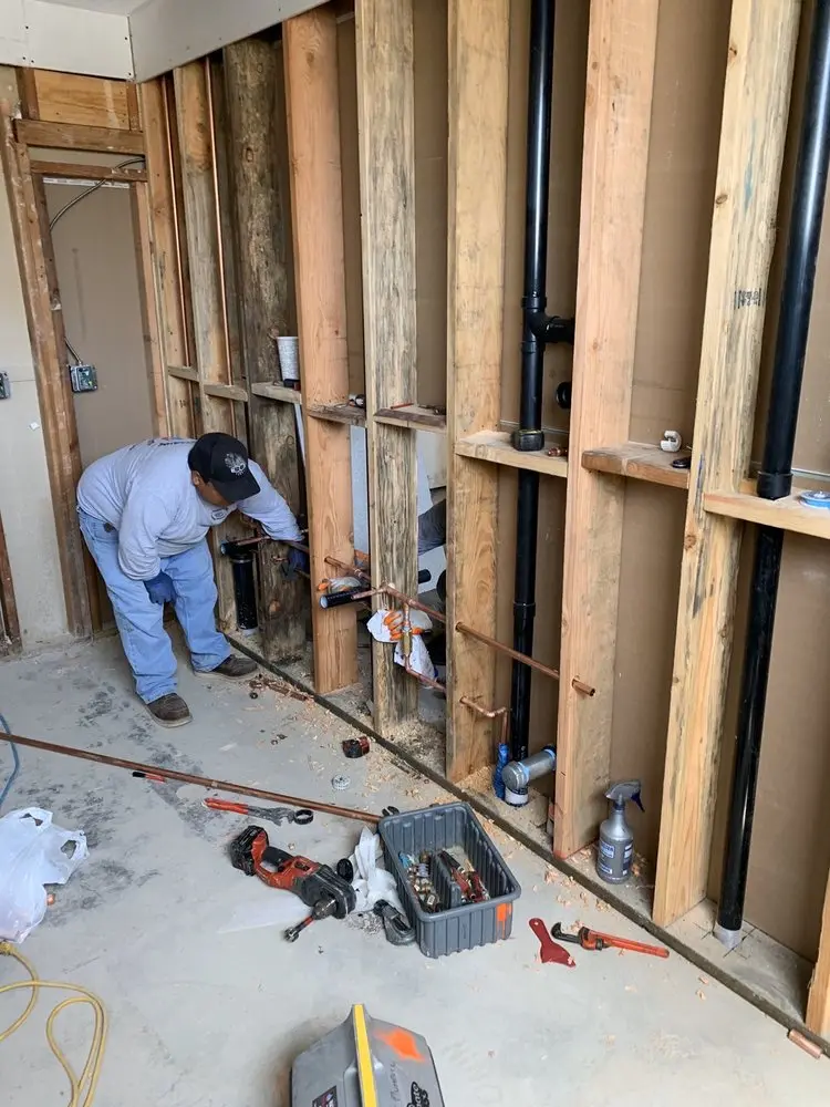 Commercial rough-in plumbing for Trenchless Sewer Repair in Goddard